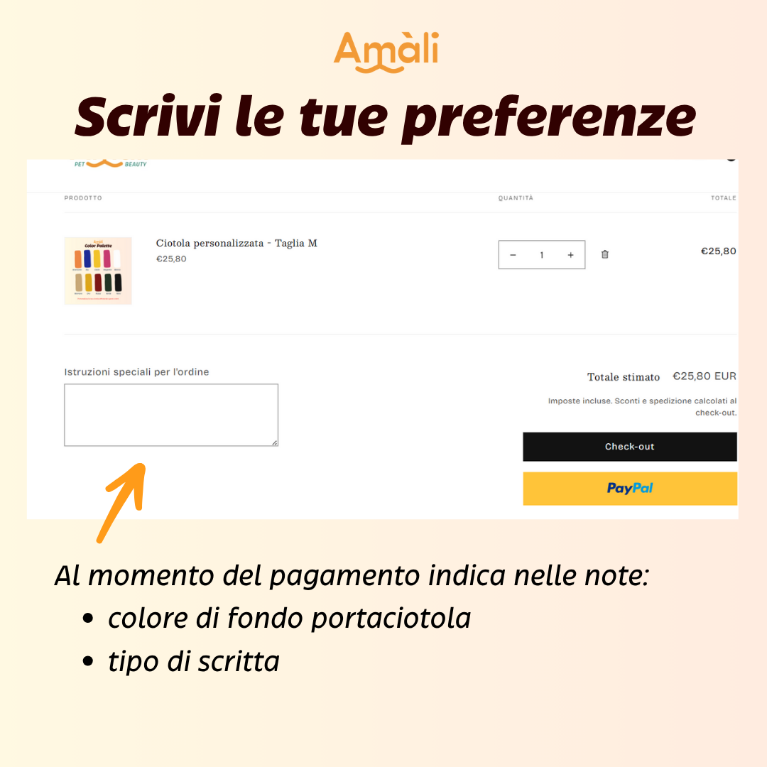 Ciotola personalizzata - Taglia S