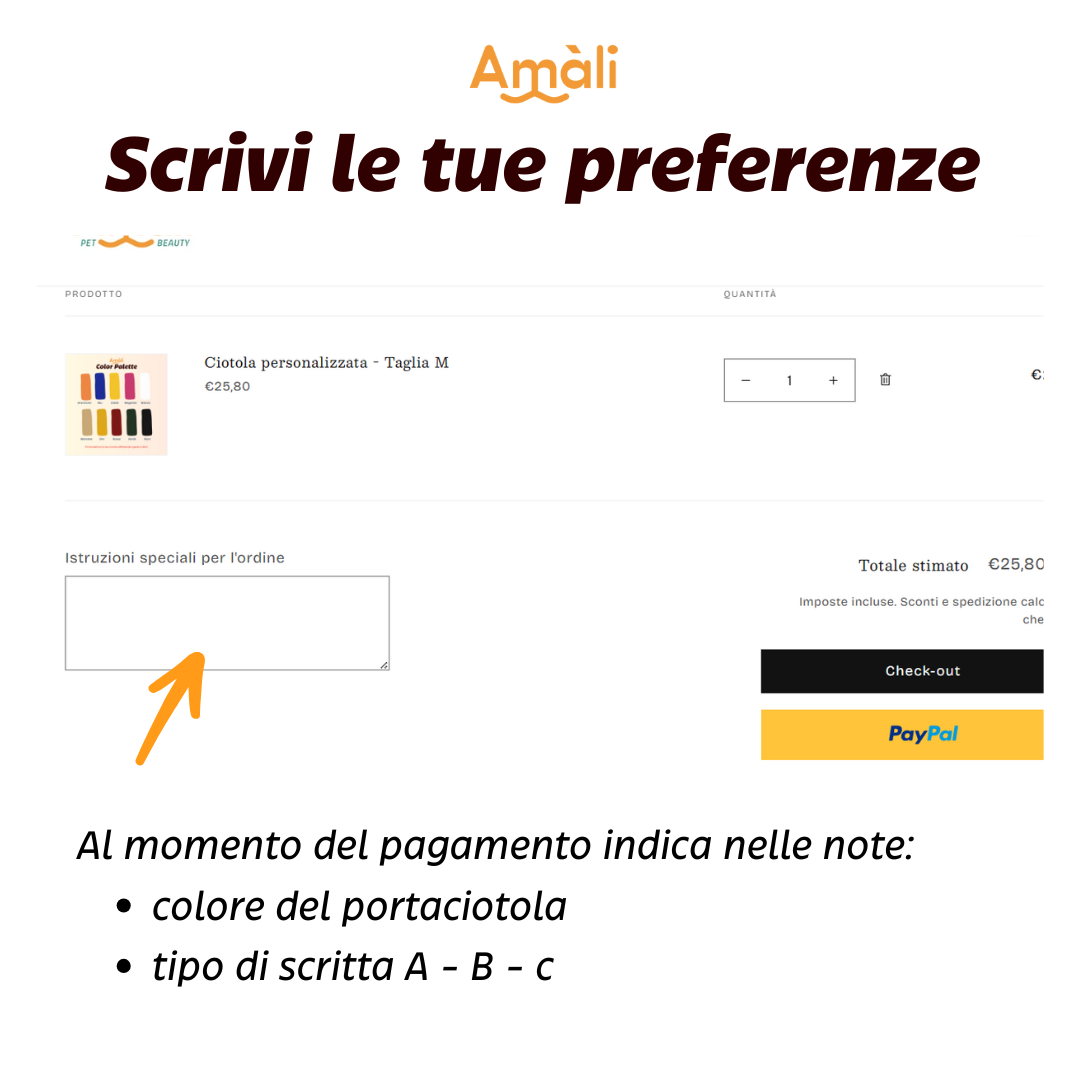 Ciotola personalizzata - Taglia M