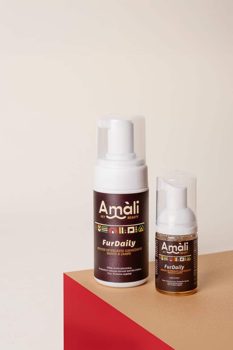 FurDaily - Mousse detergente igienizzante manto e zampe
