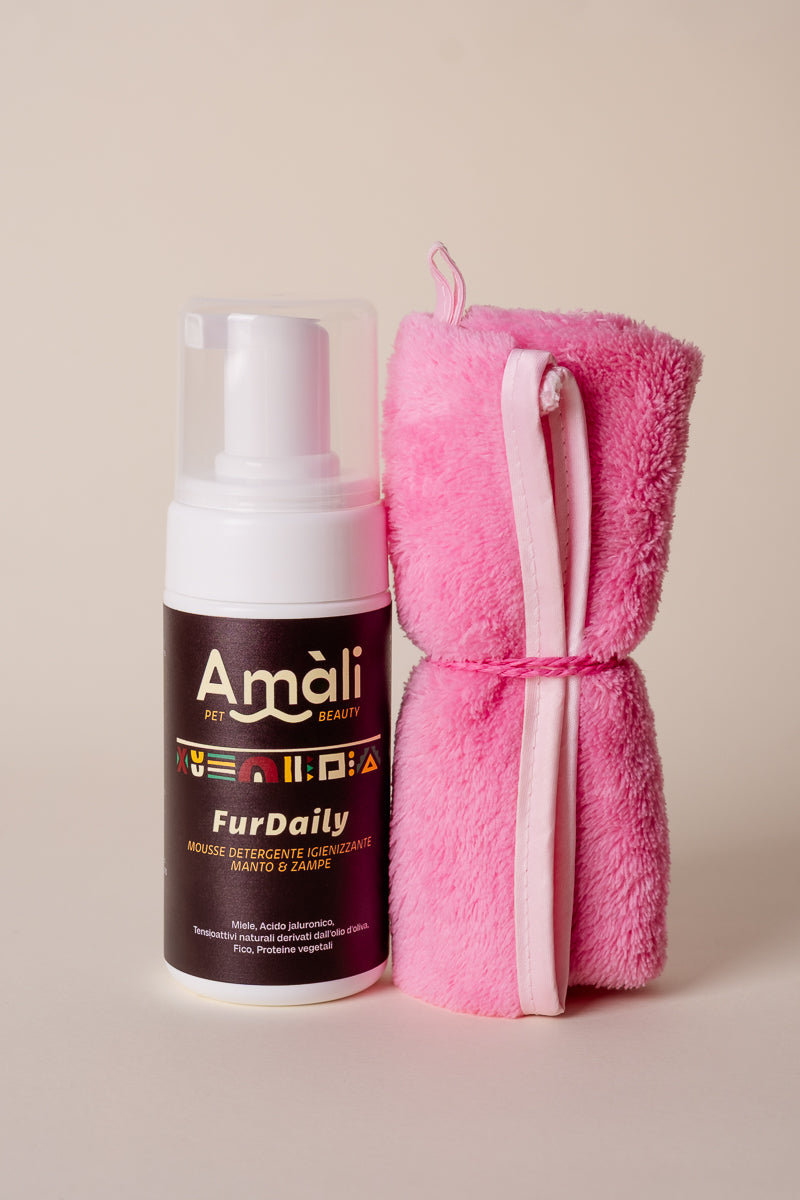 FurDaily - Mousse detergente igienizzante manto e zampe