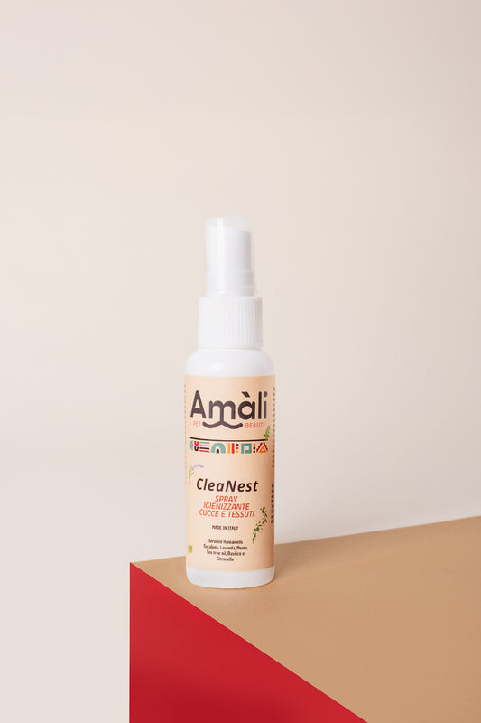 Mini CleaNest - Spray igienizzante per cucce e tessuti